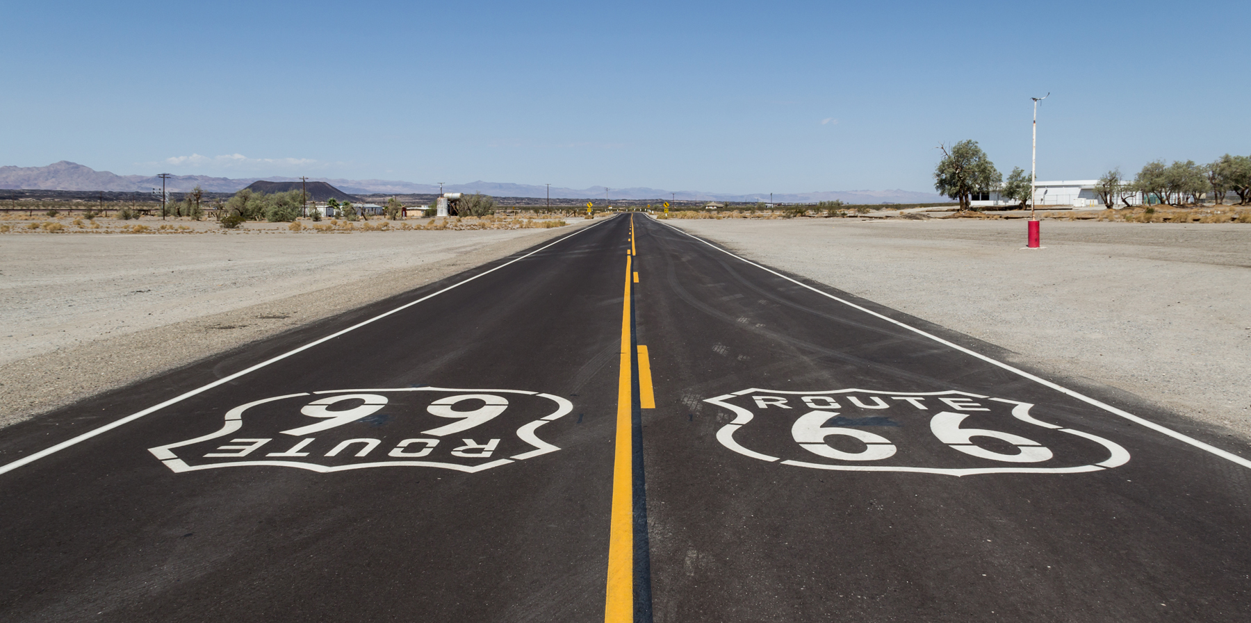 Amboy, Kalifornien, USA, Hist. Route 66