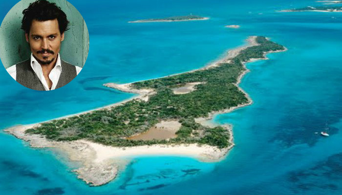 johnny depp private island